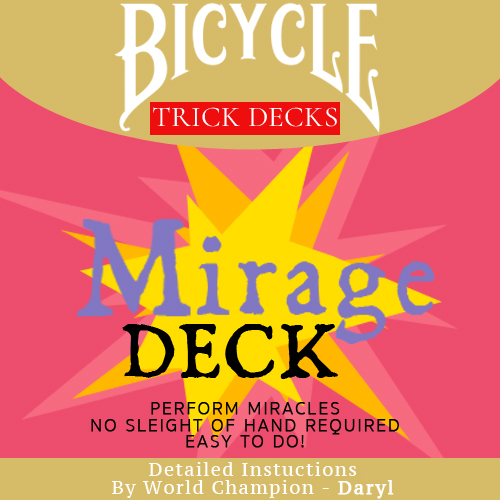 Mirage Deck Bicycle - Red